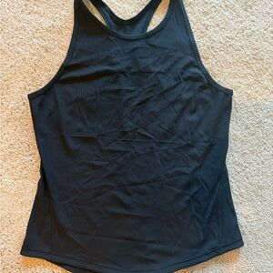 Lululemon Athletica Black Fitted Sleeveless Tank Top